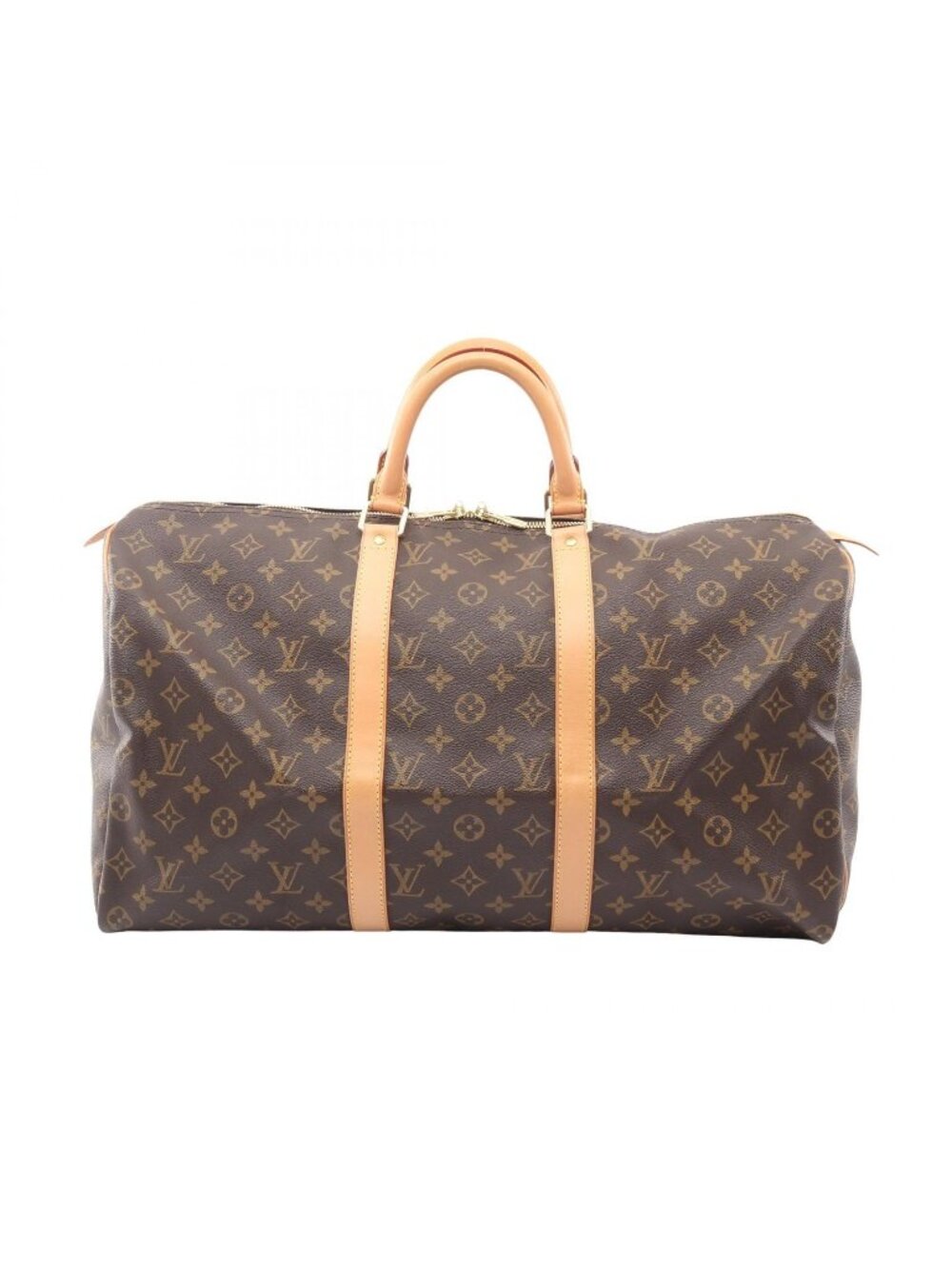 Louis Vuitton Boston Bag Keepall 50 Canvas Leather - Picture 1 of 11
